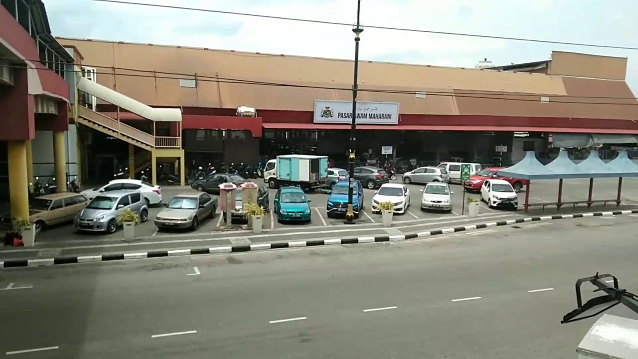 Imej Pasar Awam Muar Johor Pagi Yang Meriah