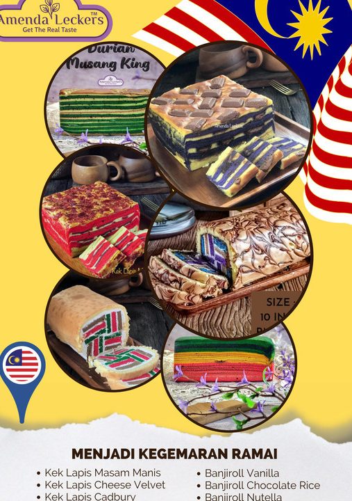 Amenda Leckers Kek Lapis JB 1 Amenda Leckers Kek Lapis JB Sarawak – Kek Lapis Premium di Johor Bahru